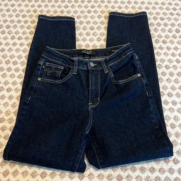 Judy Blue High Waist Dark Blue Mom Jean Size 25 Style # JB88273 - Picture 9 of 17